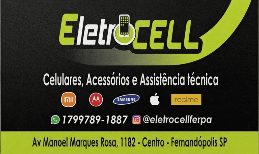 Celular - Vendas — Eletrônicos — AV: Manoel Marques Rosa, 1182